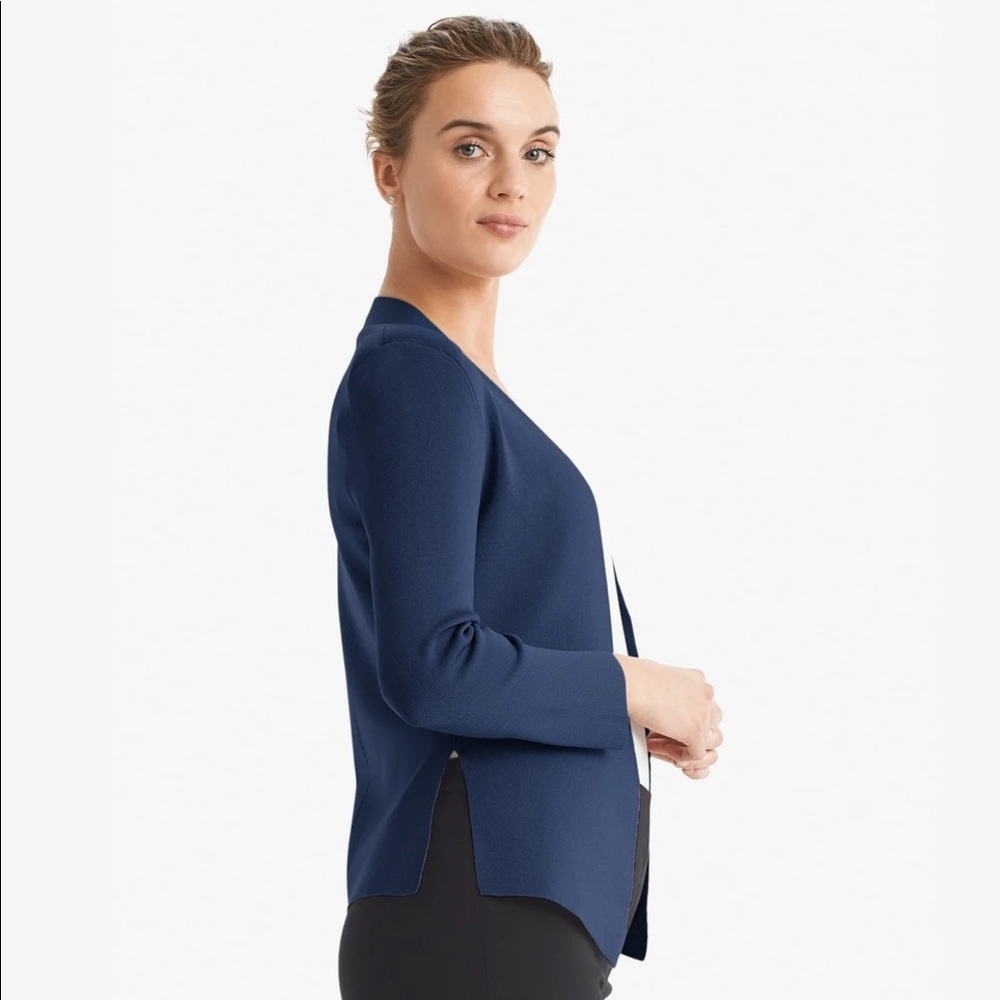 Mm LaFleur Woolf Jardigan Regent Blue S